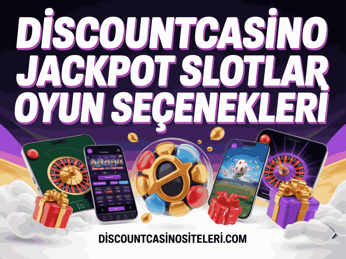 Discountcasino Jackpot Slotlar İçinde Oyun Seçenekleri