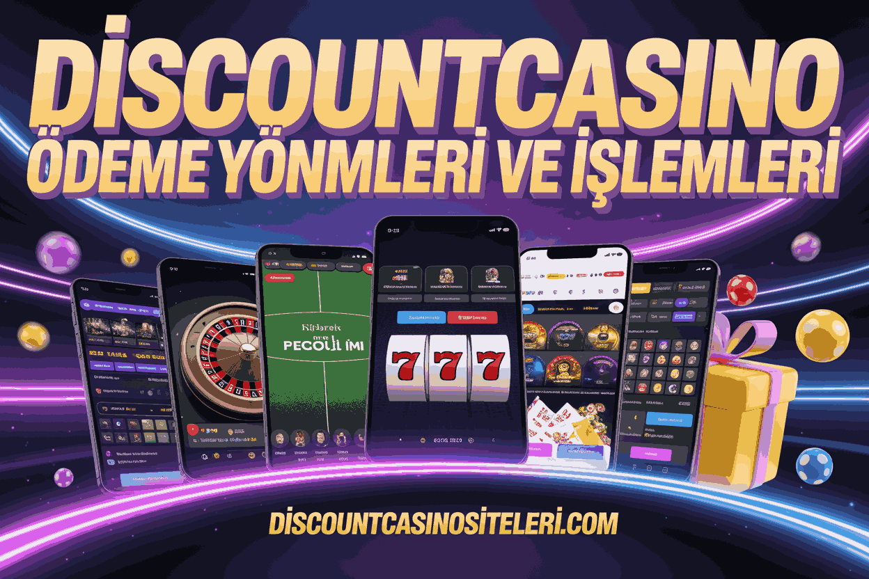 Discountcasino Ödeme Yöntemleri ve İşlemleri